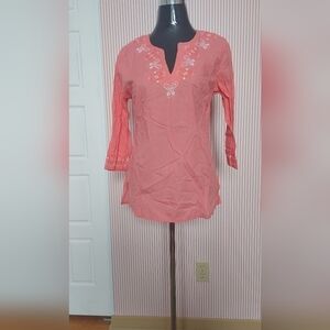 WOMEN'S SOFT PINK BLOUSE
